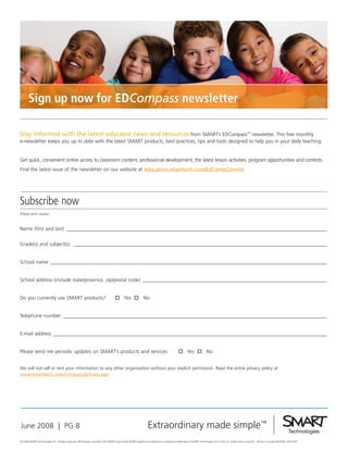 EDCompass June 2008 - SMART at NECC