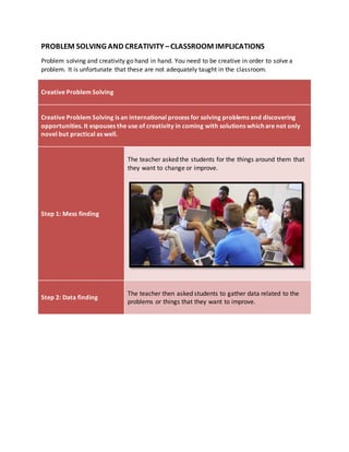 FACILITATING LEARNING 02 CLASSROOM SITUATION OF EVERY THEORY | DOCX