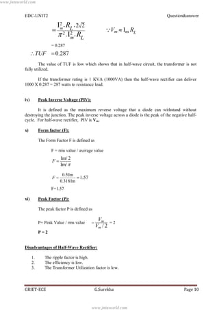 Edc unit 2 | PDF