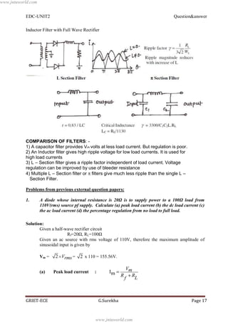 Edc unit 2 | PDF