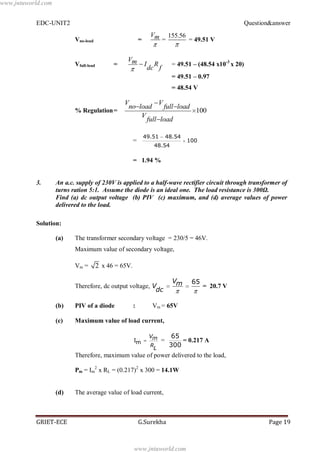 Edc unit 2 | PDF