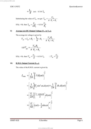 Edc unit 2 | PDF