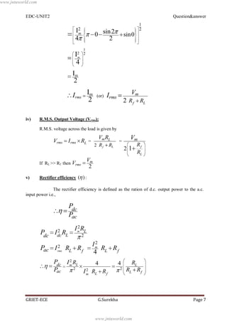 Edc unit 2 | PDF