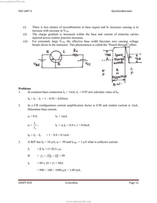 Edc unit 3 | PDF