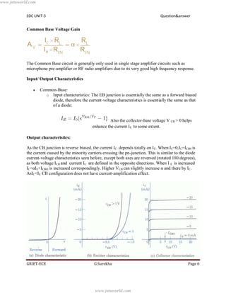 Edc unit 3 | PDF