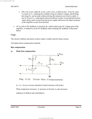 Edc unit 4 | PDF