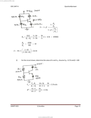 Edc unit 4 | PDF