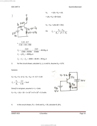 Edc unit 4 | PDF