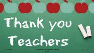 1/20/2019 Dr.T.V.Rao MD @Education in infection
control-
71
 