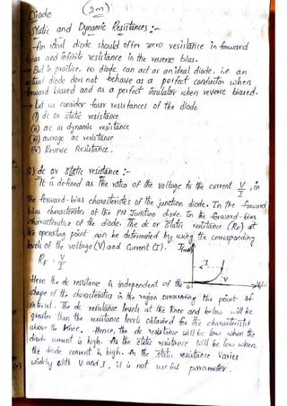 ELECTRONIC DEVICES AND CIRCUITS NOTES PDF