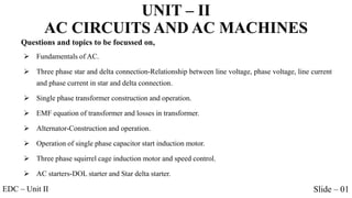 Electrical drives and control unit 2 | PPT