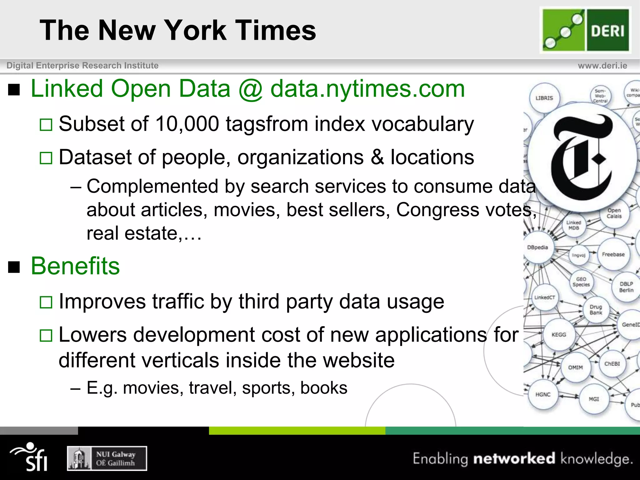 NYT Curation Workflow At later stage article receives second level curation by Index Dept. additional Index tags and a summary