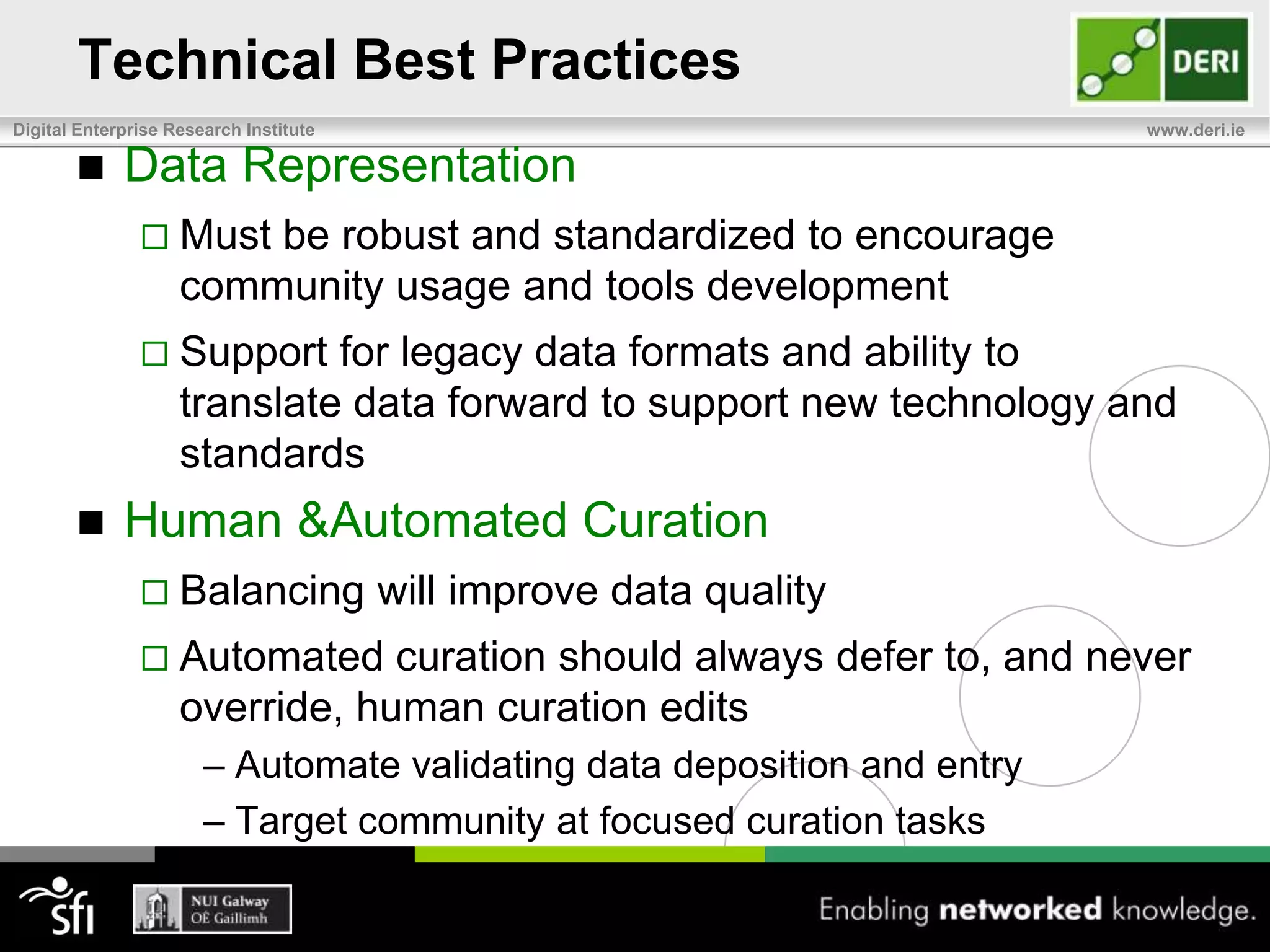 Social Best PracticesEngagementOutreach activities essential for promotion and feedbackTypical consumers-to-contributors ratios of less than 5%Social communication and networking forums are usefulMajority of community may not communicate using these mediaCommunication by email still remains important