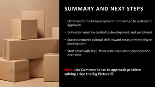 Building with AI using Local & Cloud-based AI IDE: Evaluation-Driven ...