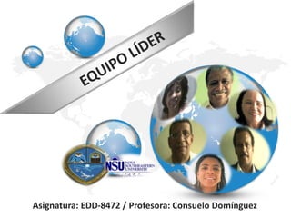 Asignatura: EDD-8472 / Profesora: Consuelo Domínguez
 