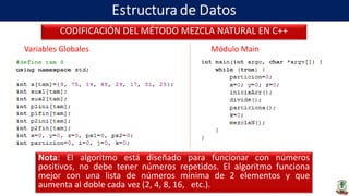 Estructura de Datos - Unidad 5 metodos de ordenamiento | PPTX