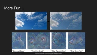 More Fun...
https://github.com/google/deepdream
 