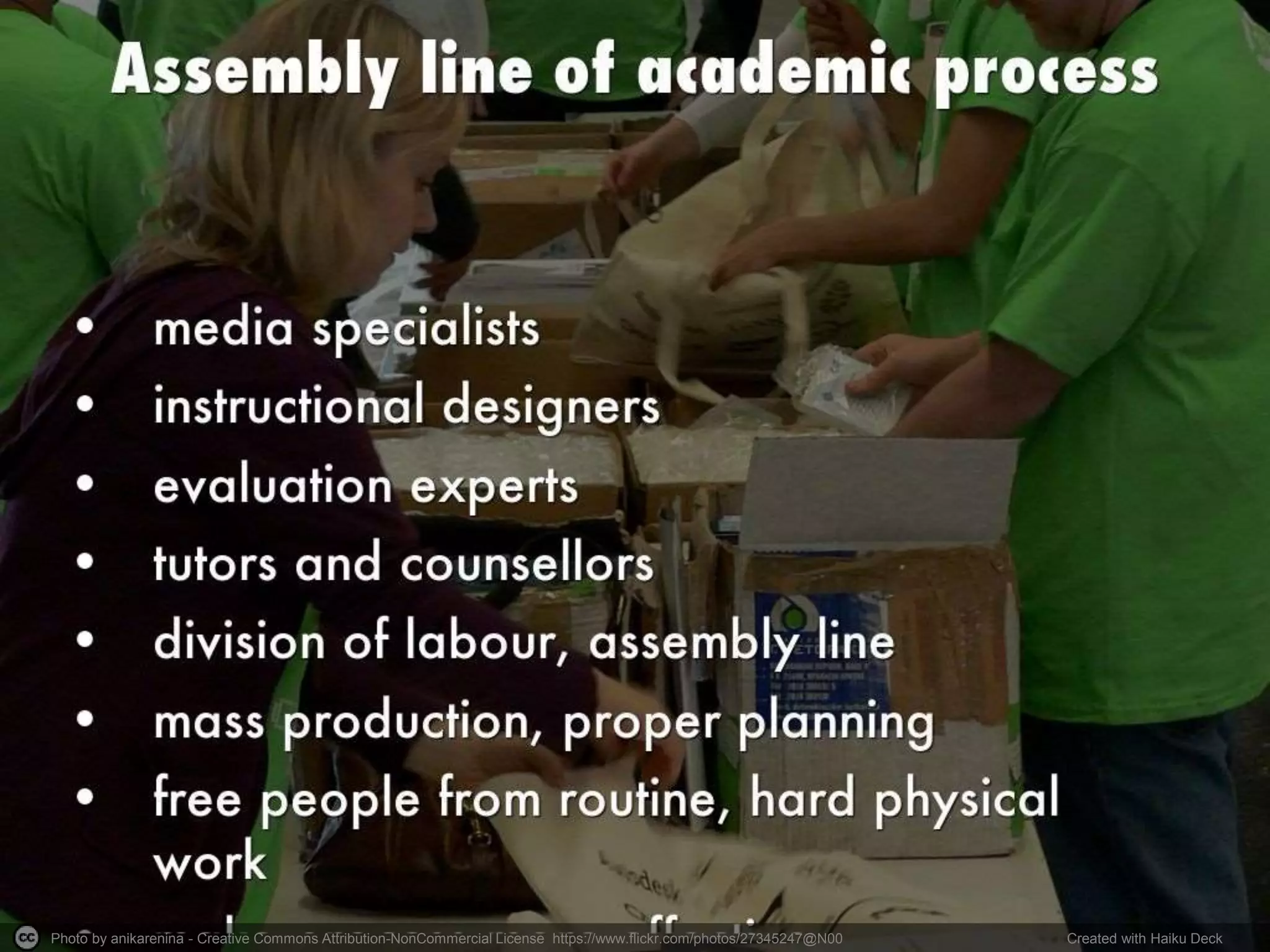 Photo by anikarenina - Creative Commons Attribution-NonCommercial License https://www.flickr.com/photos/27345247@N00 Created with Haiku Deck