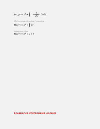 ED de primer orden
