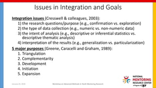 Mixed Methods as a Tool in Mentoring Research | PPTX
