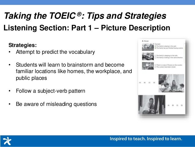 listening net test toeic Taking 1 2 Presention the Academic TOEIC &