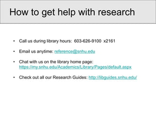 Permalink Shapiro Library Introduction to Shapiro Library Resources | PPTX