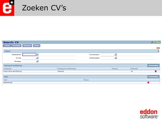 Zoeken CV’s