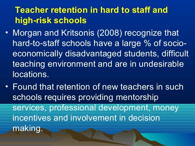 Dissertation on teacher retention