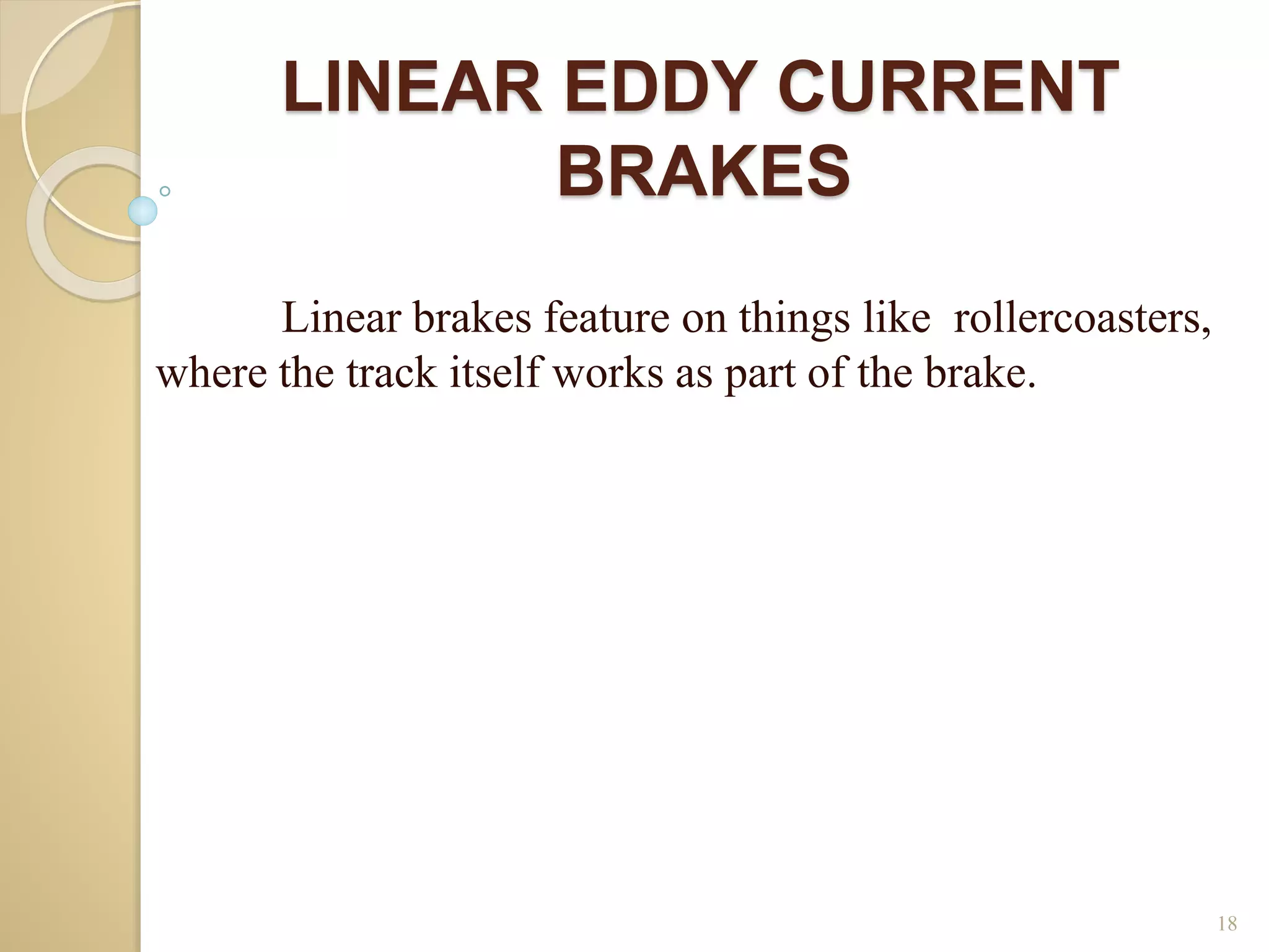 Eddy current brake | PPTX