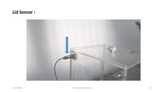 Dr Kaustubh Bhardwaj 14
Lid Sensor :
20-09-2025
 