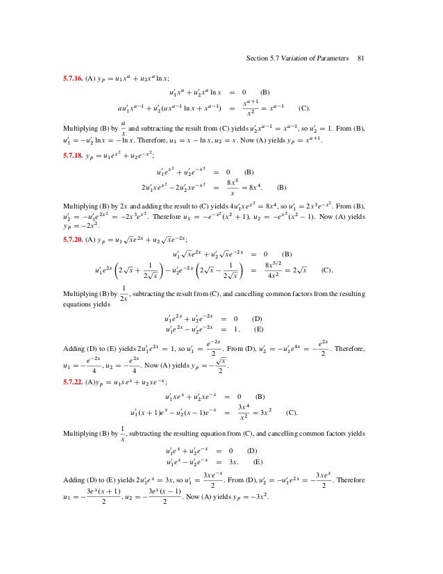 Elementary Differential Equation Elementary Differential Equation