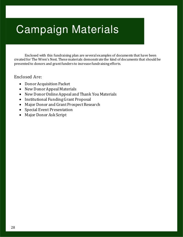 fundraising presentation examples