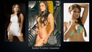 Isabel Cortez (maxim)
 