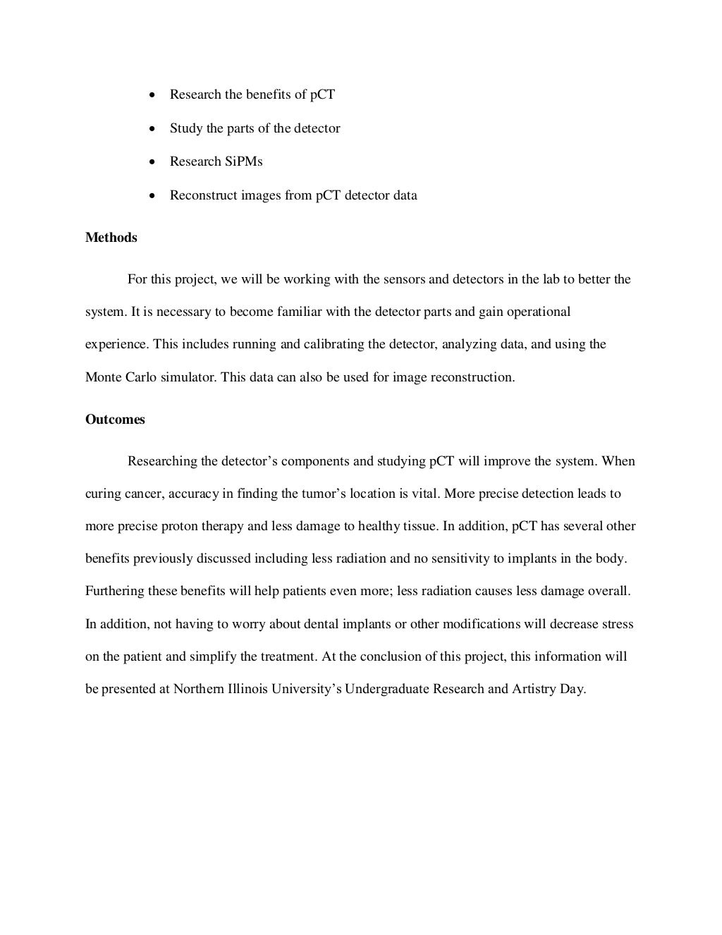 Proton Computed Tomography Proposal Linked In