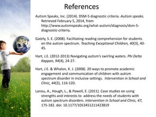 Presentation on Reading Strategies for Helping Students with Autism | PPTX