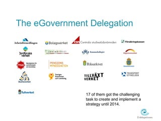 The eGovernment Delegation17 of them got the challenging task to create and implement a strategy until 2014.
