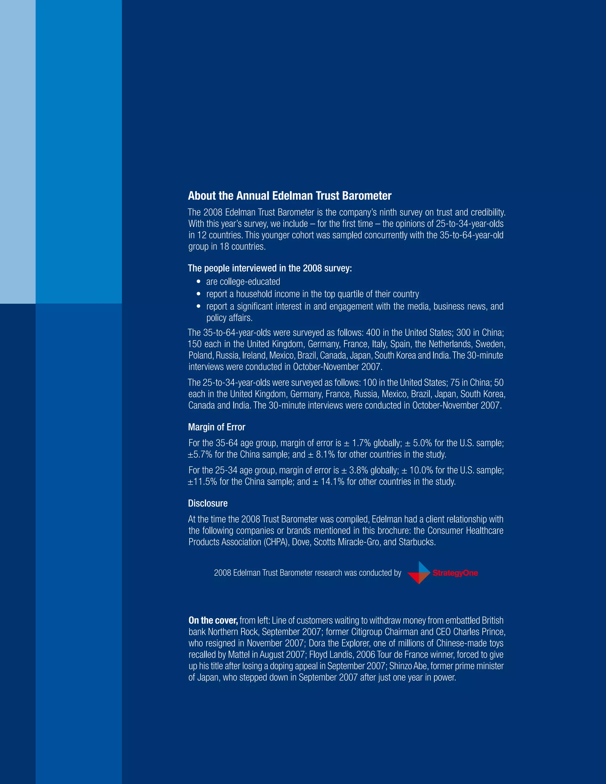 Edelman Trust Barometer 2008