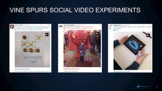 VINE SPURS SOCIAL VIDEO EXPERIMENTS




                                      25
 