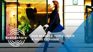 brandshareTM2014© Daniel J. Edelman, Inc. 
HOW BRANDS & PEOPLE CREATEA VALUE EXCHANGE  
