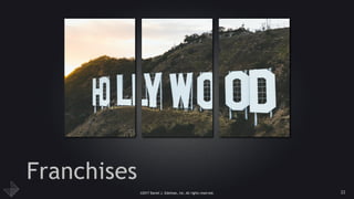 ©2017 Daniel J. Edelman, Inc. All rights reserved.
Franchises
22
 