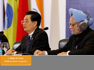 1. State of Trust
Shifting center of gravity
 