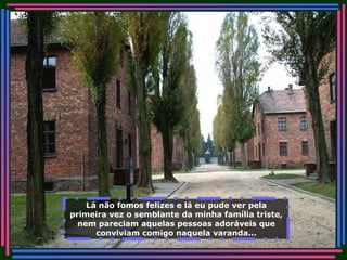 Lá não fomos felizes e lá eu pude ver pela primeira vez o semblante da minha família triste, nem pareciam aquelas pessoas adoráveis que conviviam comigo naquela varanda... 