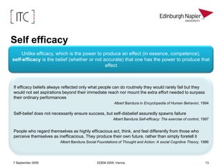 Petitioning exists between pure representative democracy and direct democracy (bypassing representatives altogether) in a third category ‘Advocacy democracy’Carmen 2006Since the policy impact is indirect (mediated by representatives), perceived fairness and openness in the process can be as important as the actual outcome:“	Can anyone name an e-petition to the Prime Minister that has achieved its aims? Each time I have signed one, I have later received an email telling me why the PM cannot agree.” – Letter to Telegraph, 27 May 2009Raised and subsequently disappointed expectations can lead to increased disaffection with the political process.E-Petitions overview7 September 2009EDEM 2009, Vienna7