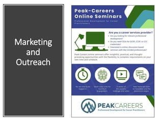 Marketing
and
Outreach
 