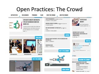 Open Practices: The Crowd
 