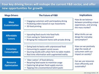 Recent Trends in the Global Food & Beverage Sector | PDF