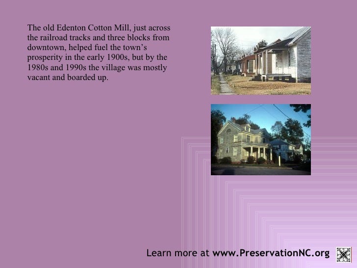 Edenton Cotton Mill Village
