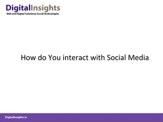 How do You interact with Social Media 