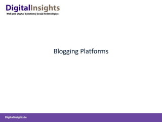 Blogging Platforms 