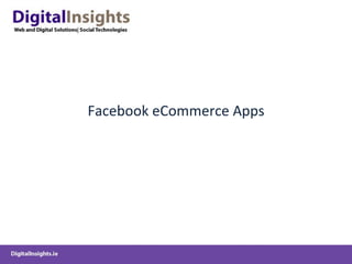 Facebook eCommerce Apps 